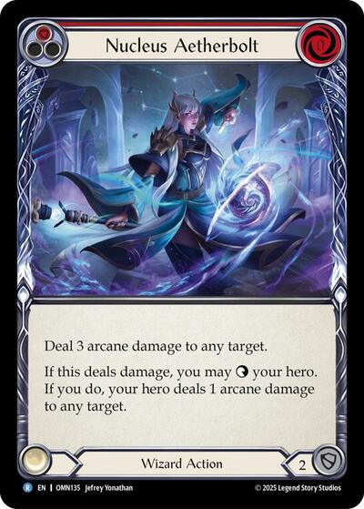 Nucleus Aetherbolt (Red) - Omens of the Third Age FAB spoiler