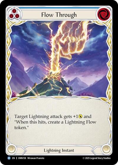 Flow Through (Blue) - Omens of the Third Age FAB spoiler
