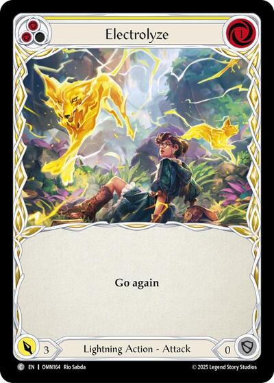 Electrolyze (Yellow) - Omens of the Third Age FAB spoiler