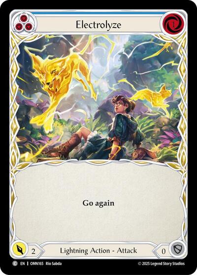Electrolyze (Blue) - Omens of the Third Age FAB spoiler