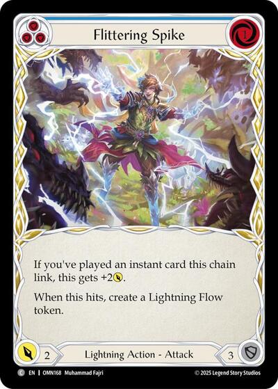 Flittering Spike (Blue) - Omens of the Third Age FAB spoiler