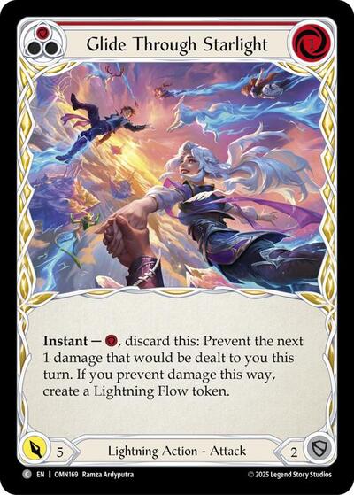 Glide Through Starlight (Red) - Omens of the Third Age FAB spoiler