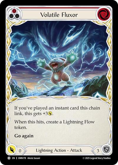 Volatile Fluxor (Red) - Omens of the Third Age FAB spoiler
