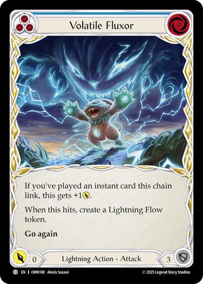 Volatile Fluxor (Blue) - Omens of the Third Age FAB spoiler