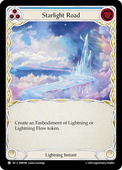 Starlight Road (Blue) - Omens of the Third Age FAB spoiler