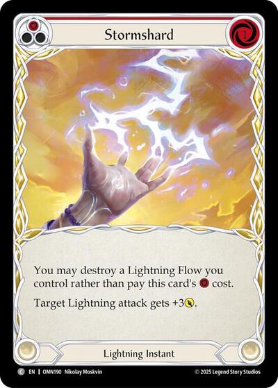 Stormshard (Red) - Omens of the Third Age FAB spoiler