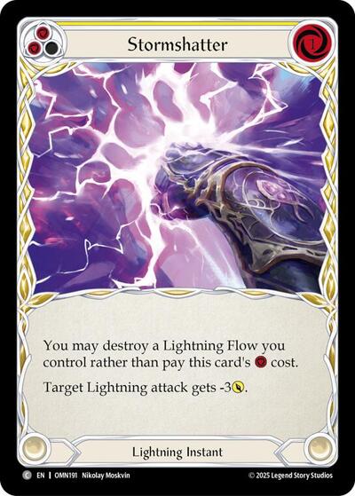 Stormshatter (Yellow) - Omens of the Third Age FAB spoiler