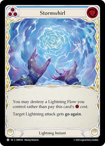 Stormwhirl (Blue) - Omens of the Third Age FAB spoiler
