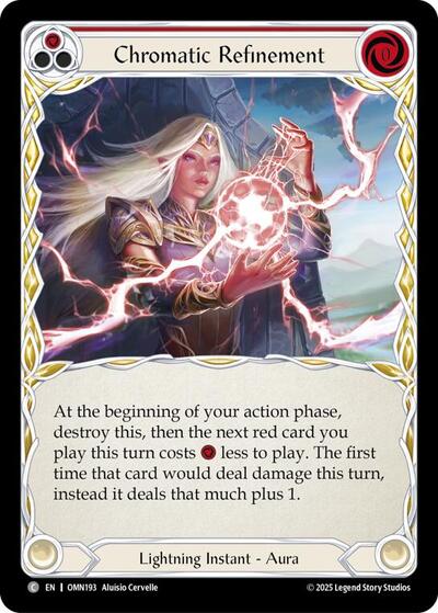 Chromatic Refinement (Red) - Omens of the Third Age FAB spoiler