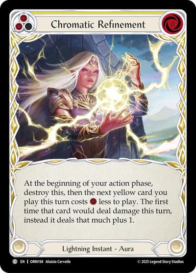 Chromatic Refinement (Yellow) - Omens of the Third Age FAB spoiler