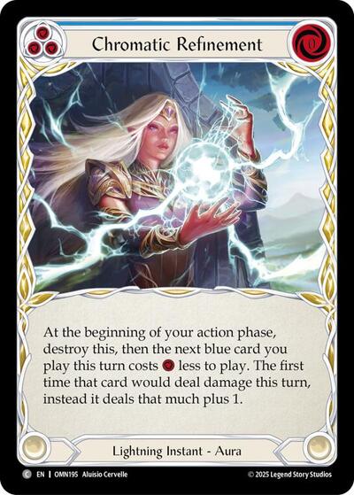 Chromatic Refinement (Blue) - Omens of the Third Age FAB spoiler