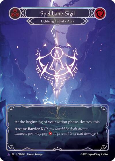 Spellbane Sigil (Blue) (Marvel) - Omens of the Third Age FAB spoiler