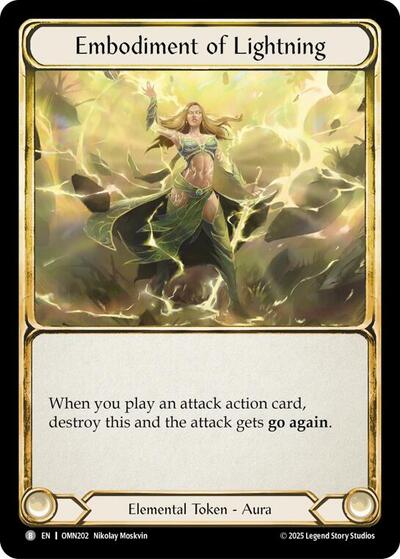 Embodiment Of Lightning - Omens of the Third Age FAB spoiler