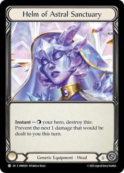 Helm Of Astral Sanctuary - Omens of the Third Age FAB spoiler