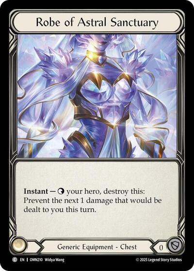 Robe Of Astral Sanctuary - Omens of the Third Age FAB spoiler