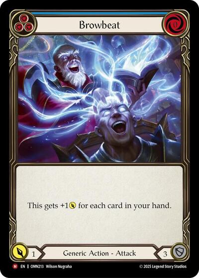 Browbeat (Blue) - Omens of the Third Age FAB spoiler