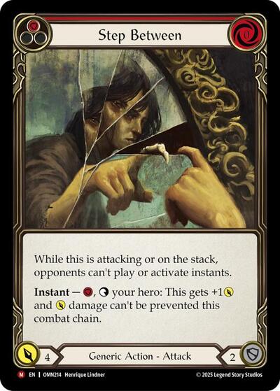 Step Between (Red) - Omens of the Third Age FAB spoiler