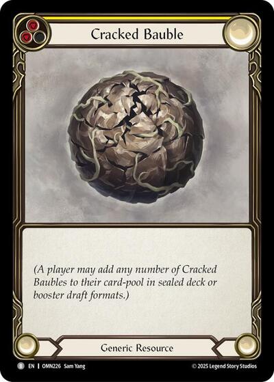 Cracked Bauble (Yellow) - Omens of the Third Age FAB spoiler