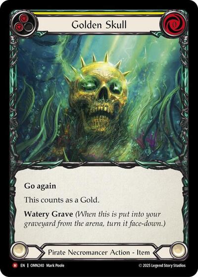 Golden Skull (Yellow) - Omens of the Third Age FAB spoiler