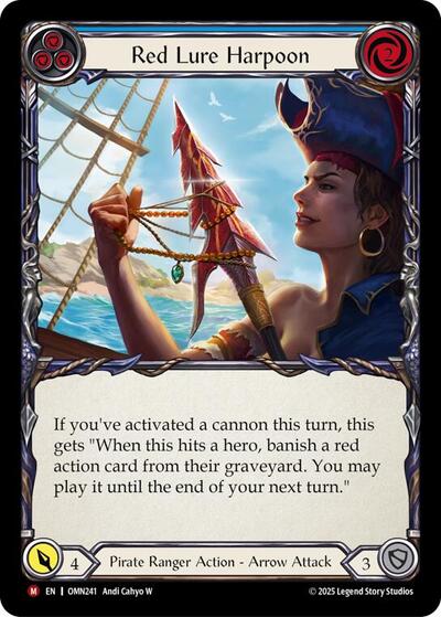 Red Lure Harpoon (Blue) - Omens of the Third Age FAB spoiler