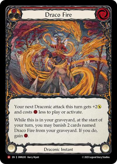 Draco Fire (Red) - Omens of the Third Age FAB spoiler