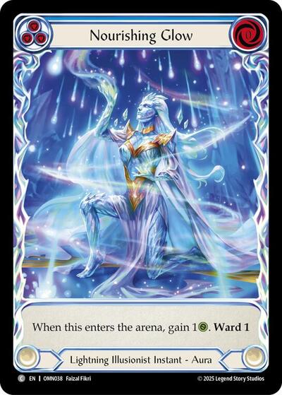 Nourishing Glow (Blue) (Extended Art) - Omens of the Third Age FAB spoiler