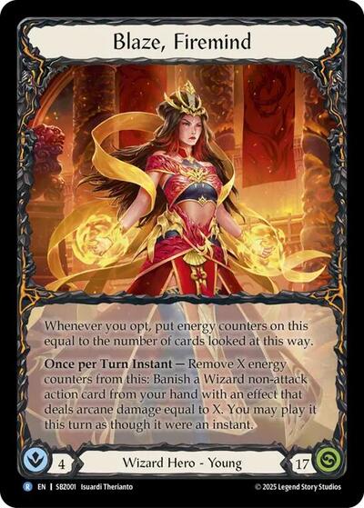 Blaze, Firemind - Silver Age Chapter 3 FAB spoiler