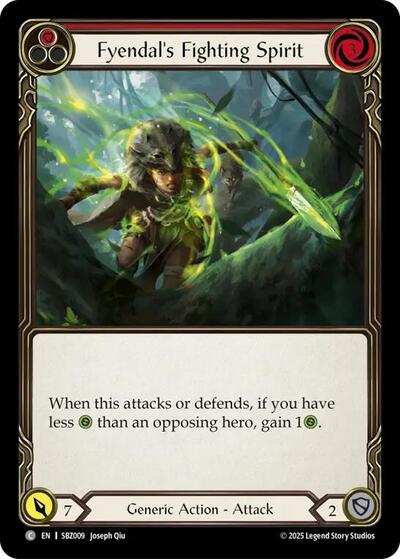 Fyendal's Fighting Spirit (Red) - Silver Age Chapter 3 FAB spoiler