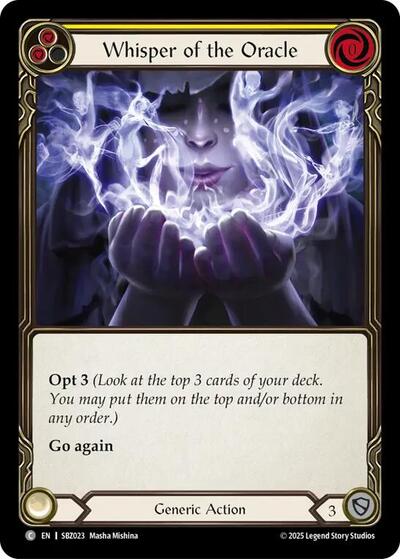 Whisper of the Oracle (Yellow) - Silver Age Chapter 3 FAB spoiler
