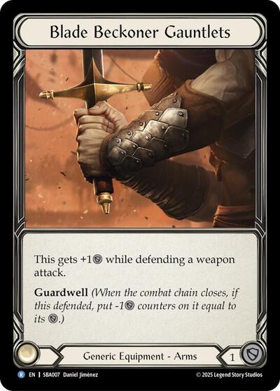 Blade Beckoner Gauntlets (SBA007) - Silver Age Chapter 3 FAB spoiler