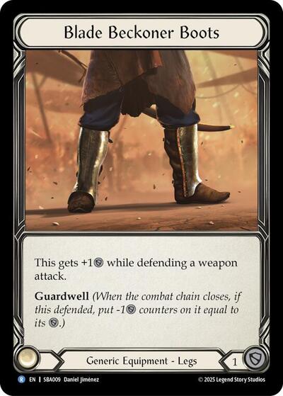 Blade Beckoner Boots (SBA009) - Silver Age Chapter 3 FAB spoiler