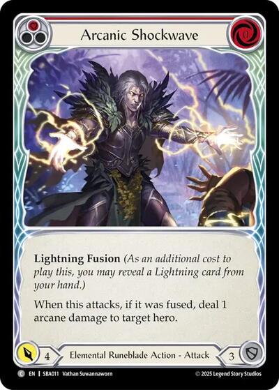 Arcanic Shockwave (Red) - Silver Age Chapter 3 FAB spoiler