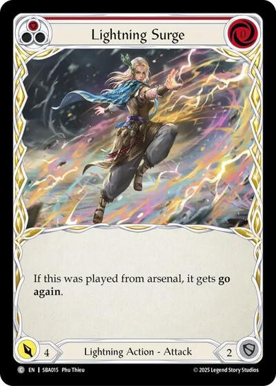 Lightning Surge (Red) - Silver Age Chapter 3 FAB spoiler
