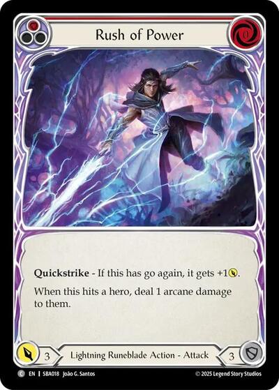 Rush of Power (Red) - Silver Age Chapter 3 FAB spoiler