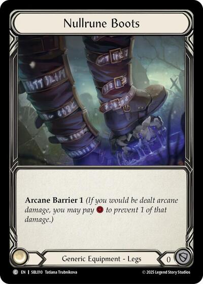 Nullrune Boots - Silver Age Chapter 3 FAB spoiler