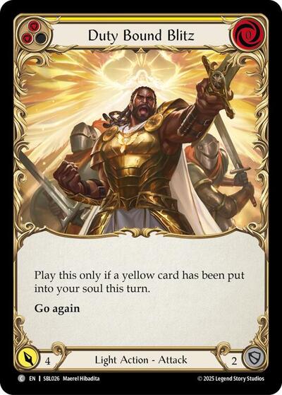 Duty Bound Blitz (Yellow) - Silver Age Chapter 3 FAB spoiler
