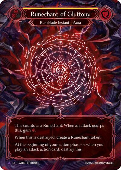 Runechant of Gluttony (Yellow)(Marvel) - Omens of the Third Age FAB spoiler