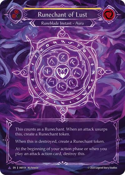 Runechant of Lust (Yellow)(Marvel) - Omens of the Third Age FAB spoiler