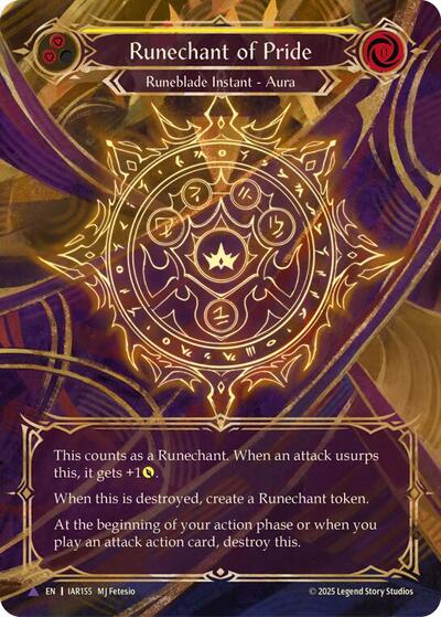 Runechant of Pride (Yellow)(Marvel) - Omens of the Third Age FAB spoiler
