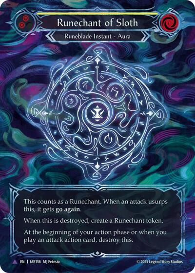 Runechant of Sloth (Yellow)(Marvel) - Omens of the Third Age FAB spoiler