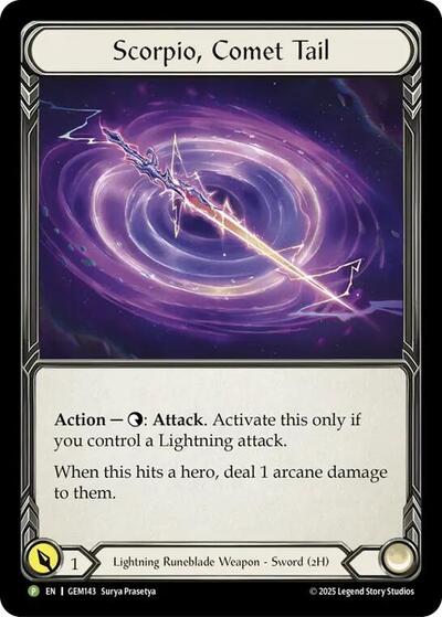 Scorpio, Comet Tail - Gem Pack 5 FAB spoiler