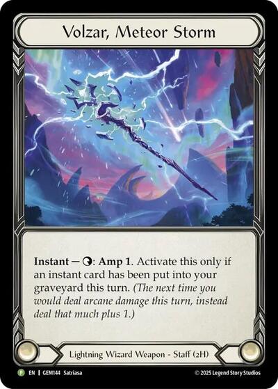 Volzar, Meteor Storm - Gem Pack 5 FAB spoiler