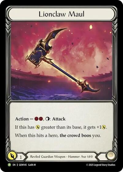 Lionclaw Maul - Gem Pack 5 FAB spoiler