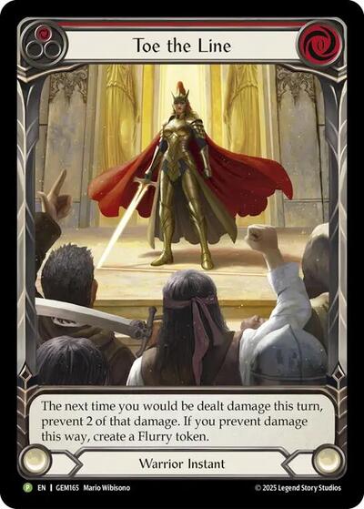Toe the Line (Red) - Gem Pack 5 FAB spoiler