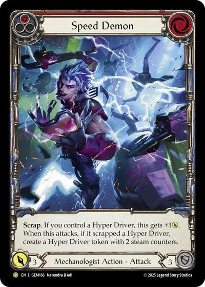 Speed Demon (Red) - Gem Pack 5 FAB spoiler