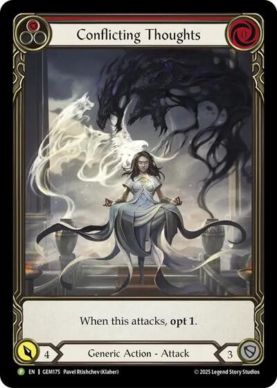 Conflicting Thoughts (Red) - Gem Pack 5 FAB spoiler