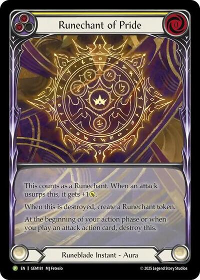 Runechant of Pride (Yellow) - Gem Pack 5 FAB spoiler