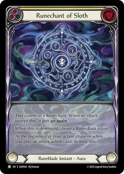 Runechant of Sloth (Yellow) - Gem Pack 5 FAB spoiler