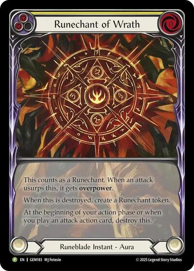 Runechant of Wrath (Yellow) - Gem Pack 5 FAB spoiler