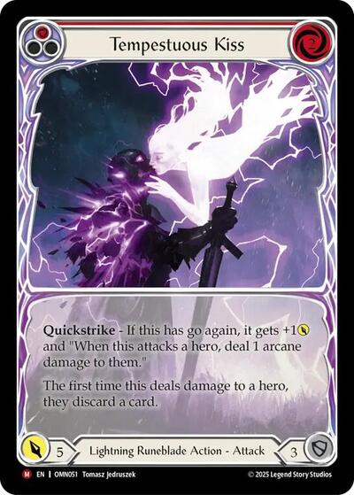Tempestuous Kiss (Extended Art) - Omens of the Third Age FAB spoiler
